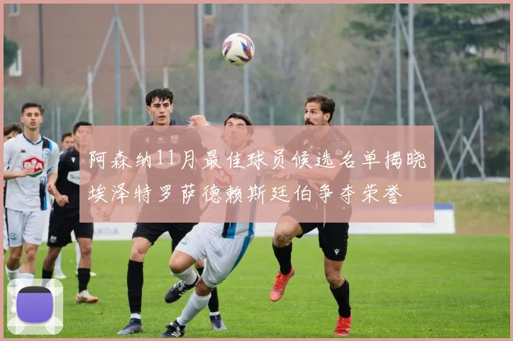 阿森纳11月最佳球员候选名单揭晓埃泽特罗萨德赖斯廷伯争夺荣誉